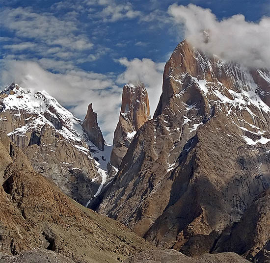 Little Trango, Nameless Tower i&nbsp;Great Trango.