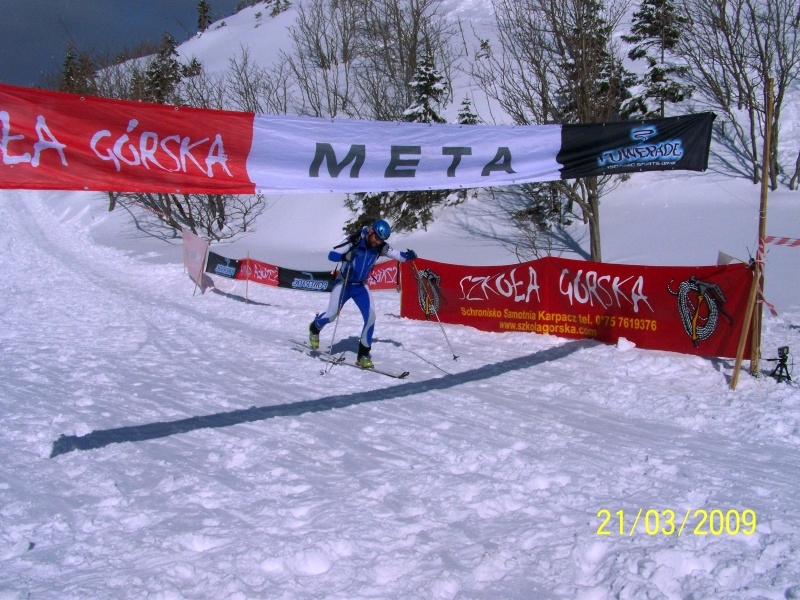 Jakub Brzosko finiszuje  fot. J.&nbsp;Bilski.